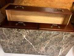 Marble Top Dresser 44”x31”x32”