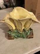 Butter Churn and McCoy Tulip Vase