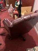 Rolling Swivel Leather Button Office Chair and Arm Chair