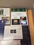 Huge Collection of Coin Panels - State Quarter, Pennies, $1 Coins, Misc - approximately 132 panels