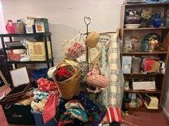Shelves Softgoods Baskets misc contents of wall