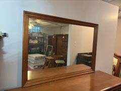 Kincaid 10 Drawer Dresser with Mirror Top - located in basement, buyer is responsible for removal, bring tools to disassemble - 60”W x 18”D x 65”H