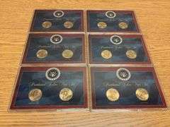 6 Presidential Dollar Mint Sets