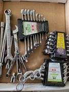 2 Flats Assorted Wrenches, Drill Bits, O-Ring
