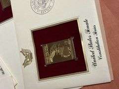 USPS gold Replica Commemorative Stamps