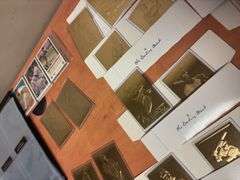 Collection of Danbury Mint 22K Gold Baseball Cards