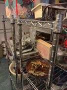 2 Wire Shelf Racks - contents NOT included - 54”h x 36”W x 14”D
