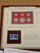 Presidential $1 Coins, 1982 Proof set, various colorized commemorative coins
