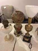 Aladdin Lamp no chimney with 2 Modern Lamps