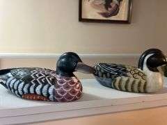 5 Wooden Ducks