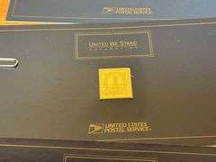 24K Gold Layered .999 Silver USPS United We Stand Collection Stamps