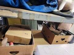 Warehouse Shelving Unit 96"x24"x108" with Contents