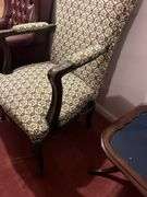 Rolling Swivel Leather Button Office Chair and Arm Chair