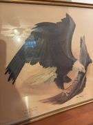 “The General George F. Patton Commemorative Bald Eagle” by Gene Gray 512/2000 - 27” x 23”