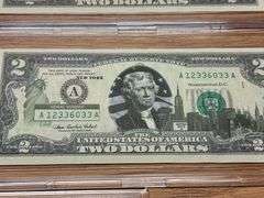 (13) 50 State $2 Bank Notes