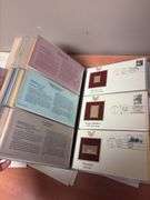 USPS gold Replica Commemorative Stamps