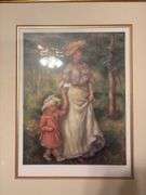 Frames Print of Women and Child - 34”H x 28”W
