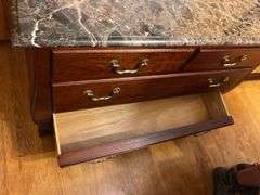 Marble top Dresser 44”xx31”x22”