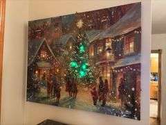 Lighted Christmas Canvas - 26”W x 20”H