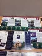 Huge Collection of Coin Panels - State Quarter, Pennies, $1 Coins, Misc - approximately 132 panels