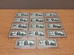 (14) 50 State $2 Bank Notes