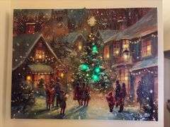 Lighted Christmas Canvas - 26”W x 20”H