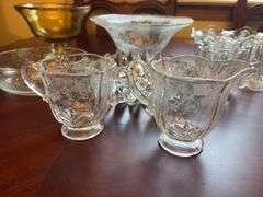 Glass Bowls, Cups, misc