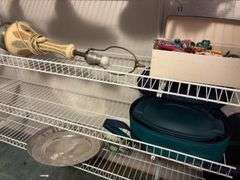 Contents of Wire Racks - glassware & household