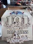 101 Dalmations Theater Display and Box of Assorted Movie Memorabilia