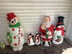 Christmas Yard Light Up Figures