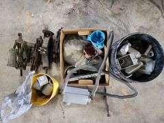 4 Car Jacks and Miscellaneous Electrical Supplies