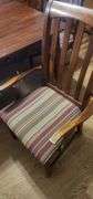 Dining Room Table 76"x44"x30" with 2 Captains Chairs and 4 High Back Chairs