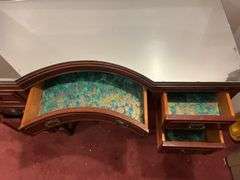 Mirror Top Knee Hole Desk48”x30”x20”