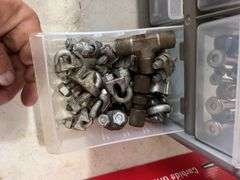 2 Parts Bins with Assorted Hardware