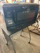 Microwave and Stand