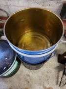 3 Metal Container Buckets
