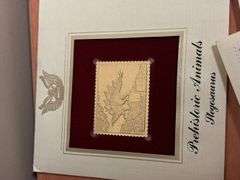 USPS gold Replica Commemorative Stamps