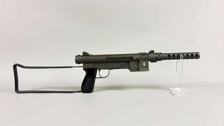 Smith & Wesson M76 9MM Submachine Gun with Folding Stock - Lincoln Police Department - SN U4509 image