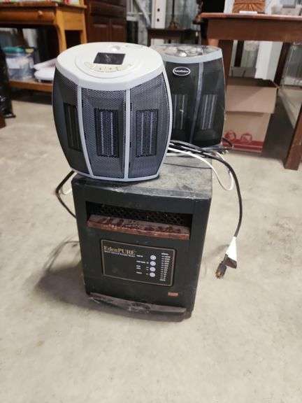 EdenPure Heater and 2 Feature Comforts Personal Heaters image