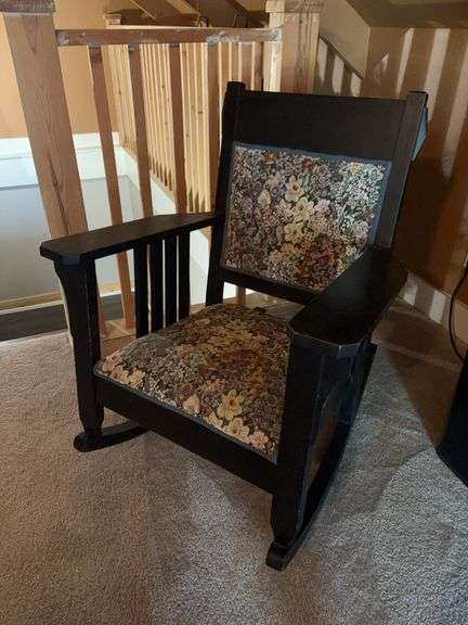 Fabric Bottom/back Rocking Chair image