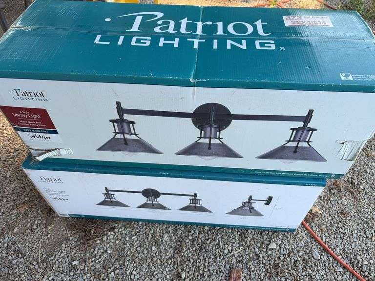 Pair of 3 light Fixtures image