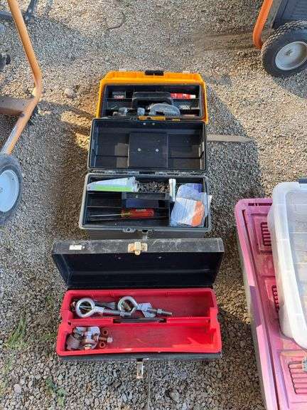3 Toolboxes with Contents image