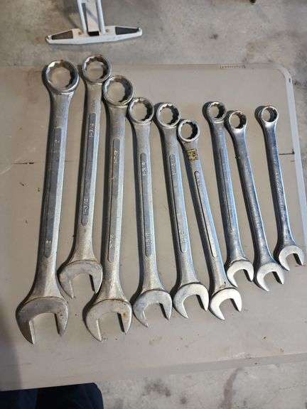 (9) 12 Point SAE Combination Wrenches image