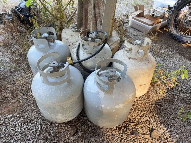 5 Propane Tanks image