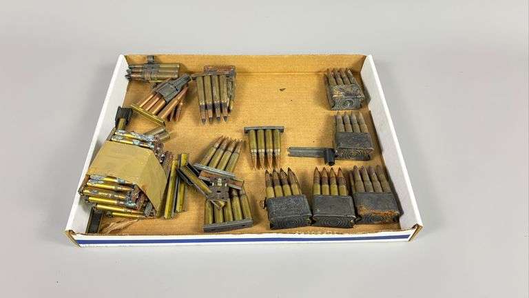 Box Lot of Assorted Stripper Clips - various calibers image