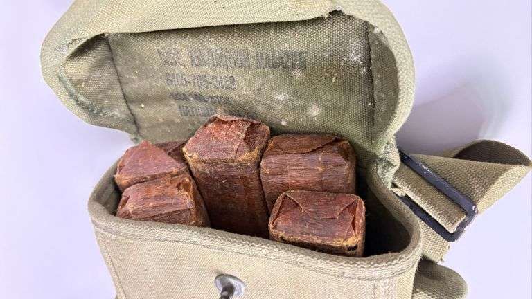 5 M3 Grease Gun Magazines and US GI Magazine Pouch image