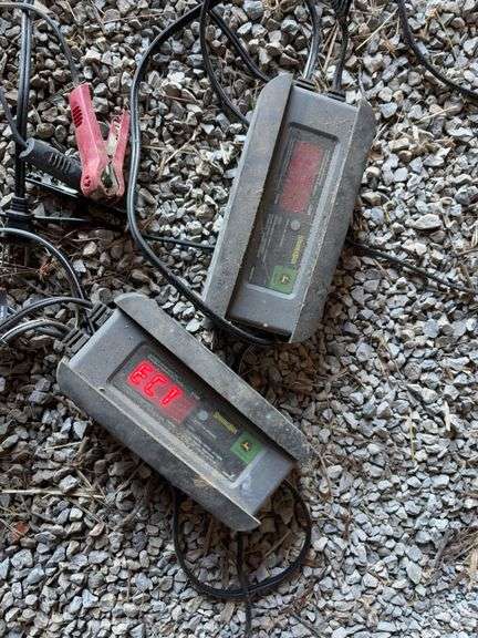 Pair of John Deere Battery Chargers image