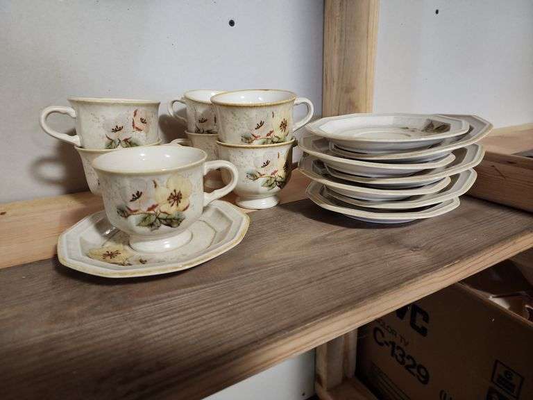 Mikasa Coffee Cups and Saucers image