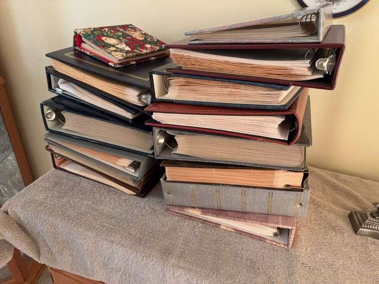 Large Group of Empty Photo Albums image