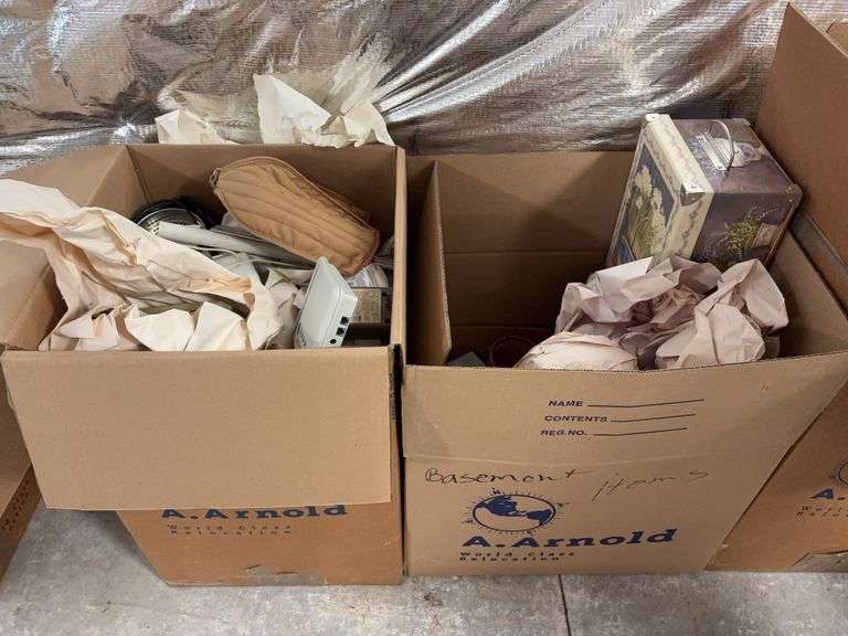 2 Box Lots of Assorted Glassware, Kitchen Supplies & Decor image